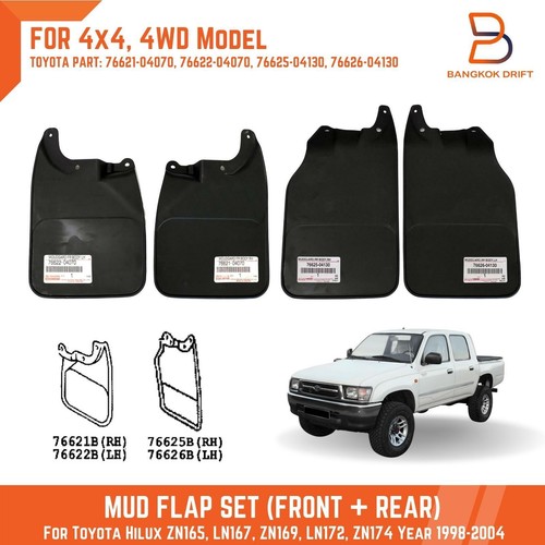 Front rear mud flaps guard - oe,