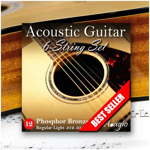 Acoustic guitar strings - 3x,