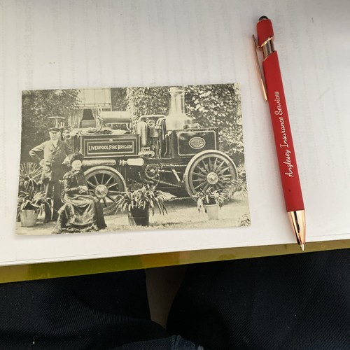 Vintage liverpool fire brigade - vintage,