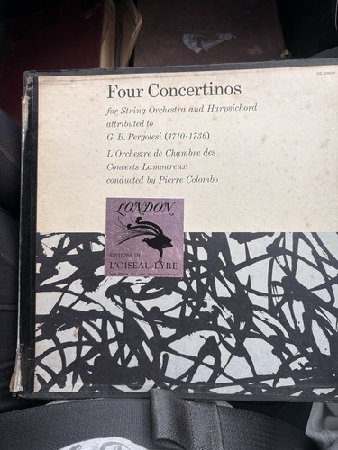 Pergolesi four concertinos - concertinos, lp
