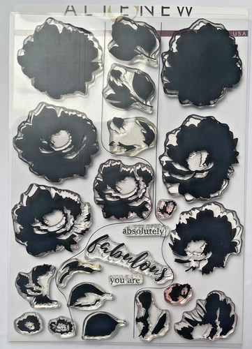 Altenew clear stamp and - clear, die