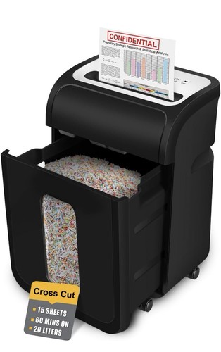 Cross cut paper shredder - paper, for
