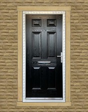 BRAND NEW COMPOSITE DOOR BLACK