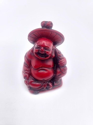 Tall red resin trinket - 2",