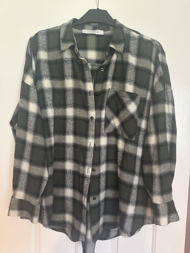 Primark green check shirt size - green,
