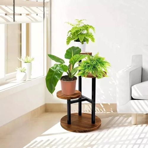 Tier wooden plant stand - plant,
