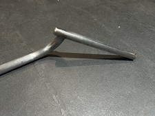 Cafe Racer Motorcycle Handlebars, DCC Raw Steel Clubman Bars 7/8 Inch