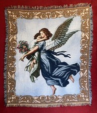 Vintage angel throw tapestry - angel,