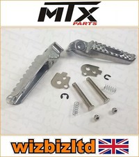 Honda CBR 1100 XX Blackbird 1996-2005 [MTX Rear Silver Replacement Footrests]