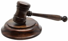 Traditional Judge's Gavel and