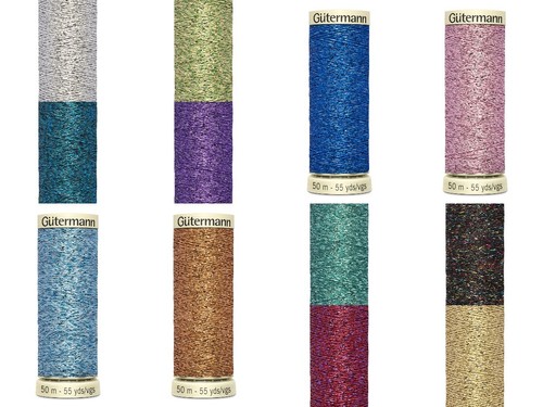 Gutermann metallic thread - metallic,