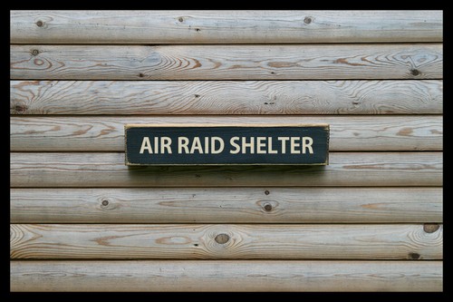 Air raid shelter - air, ww2