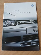 Mk4 Volkswagen Golf GTi 25th Anniversary Limited Edition Brochure 2002