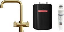 Flagro Brushed Gold 3-in-1 Instant Boiling Water Tap
