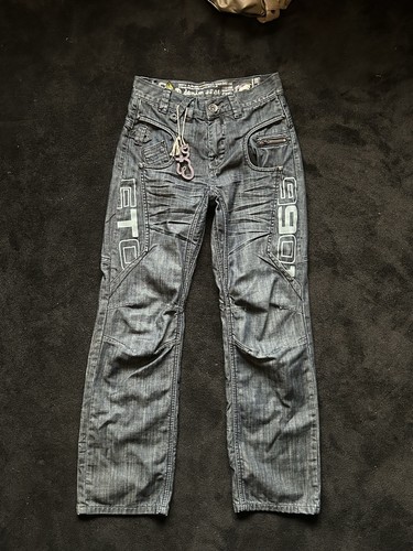 Y2k eto blue jeans - blue,