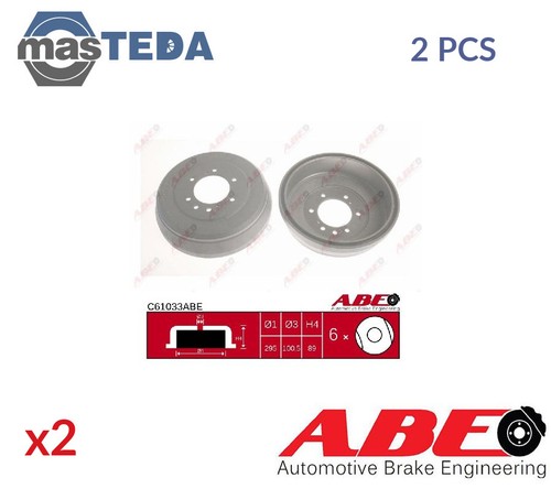 C61033abe brake drum pair - brake,