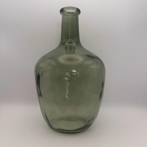 Green glass demijohn wine - green,