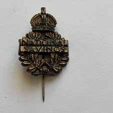 National Savings Metal Badge. 