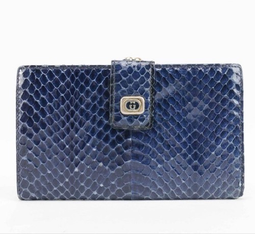 Gucci vintage blue python - vintage,