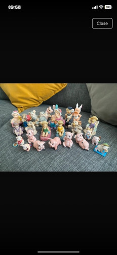 Collection pig ornaments - collection,