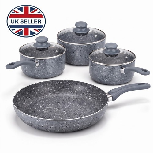 Grey marble pan set piece - marble,
