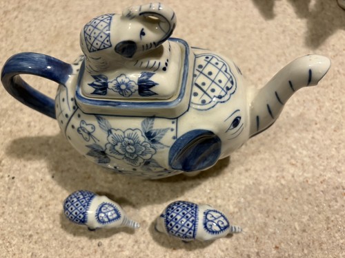 Vintage blue white ceramic - vintage,