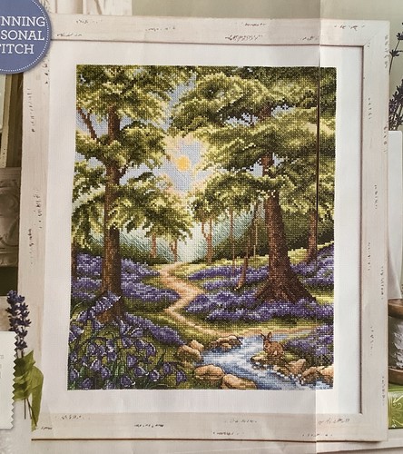 Cross stitch chart bluebell - cross,