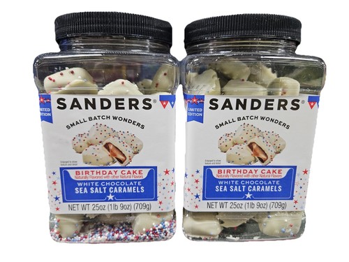Sanders birthday cake white - birthday,