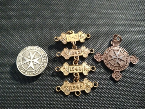 John ambulance badge medal - st, badge,