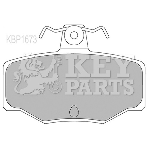 Brake pads set - pads, nissan