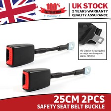 2Pcs Car Flat Plate Seat Belt