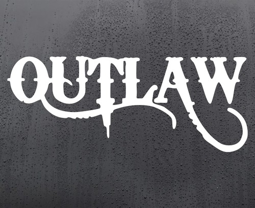 Outlaw vinyl sticker - , car