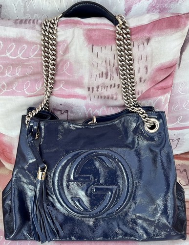 Gucci soho blue - soho, leather