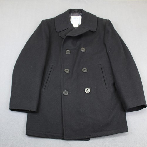 Vintage navy overcoat mens - vintage, us