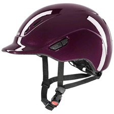 Uvex Kidoxx Shiny Burgundy Kids Riding Helmet