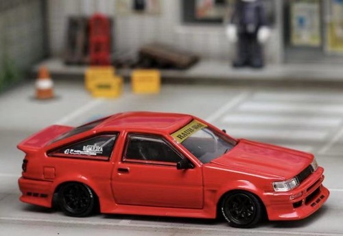 Toyota rwb ae86 red - red,