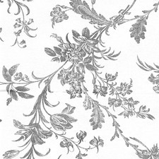 Vintage grey white floral