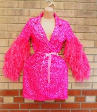 ASOS pink sequin blazer
