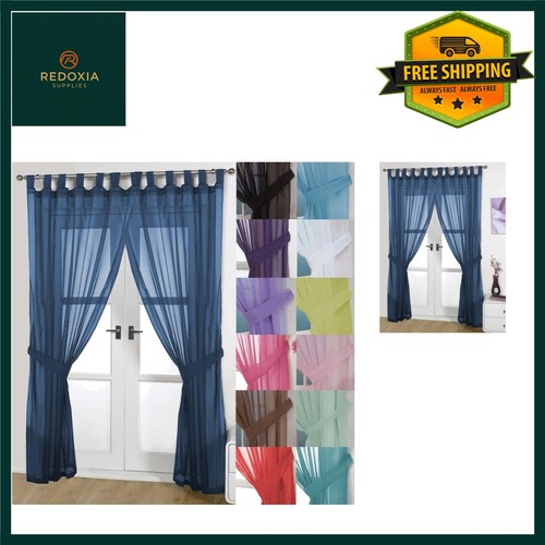 Elegant woven voile tab - elegant, top