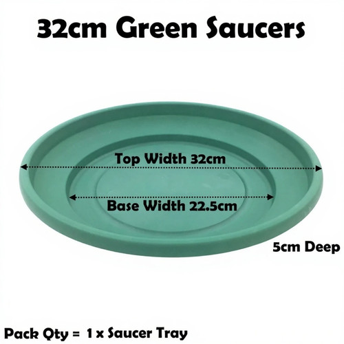 Round plastic plant pot saucer - plant,