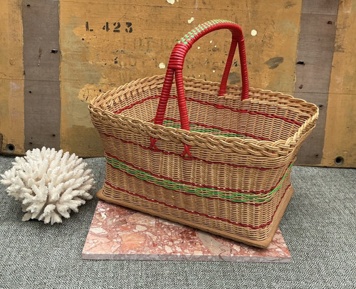 Vintage 60s rectangular - 60s, wicker