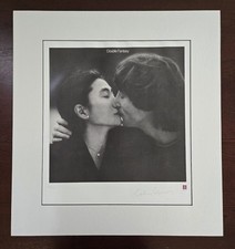 John Lennon Plate Signed