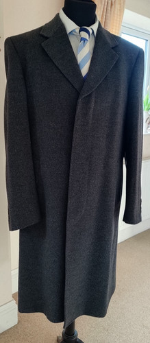 Dark grey crombie - over, coat