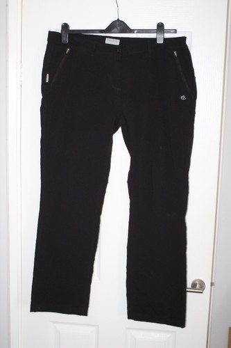 Ladies black craghoppers - black,