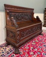 Antique French Entry Bench