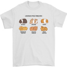 Guinea Pig Breeds 4 Mens T-Shirt 100% Cotton