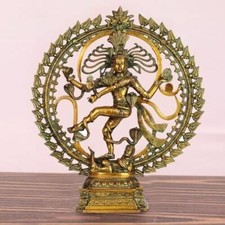 Brass Metal Natraj Idol Murti