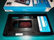 Hama VHS-C S-VHS-C to VHS Cassette Adapter 6 mm, motorized auto player black