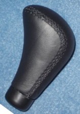 Black Leather Gear Knob for