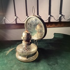 Vintage Glass Oil Lamp With